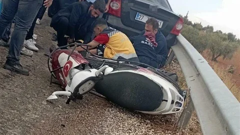 Gaziantep'te motosiklet kazasında 79 yaşındaki sürücü yaşamını yitirdi.