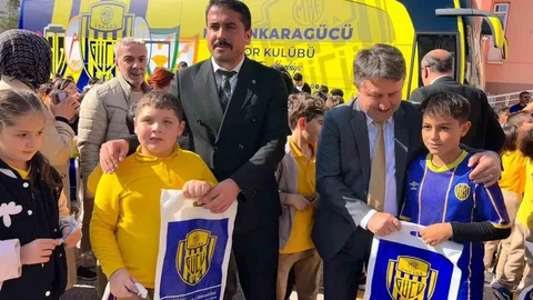 Ankara'da öğrencilere spor sevgisi aşılandı