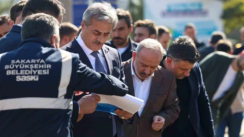 Sakarya'da Altyapı Çalışmaları Sürüyor