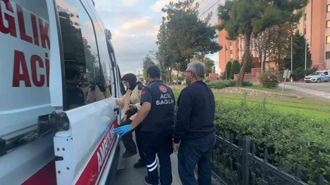 İlkadım'da Motosiklet ile Pikap Çarpıştı