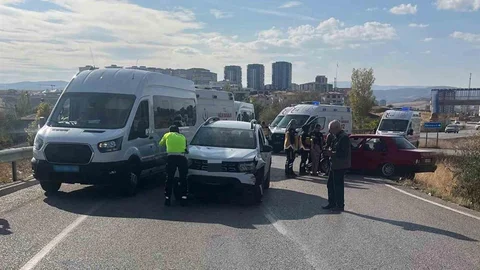 Kırıkkale'de otomobil kazası