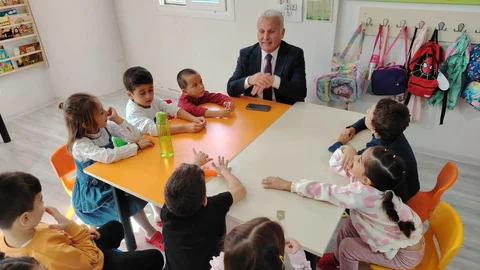 Müftü Yığman Toroslar’da 4-6 Yaş Kur’an Kursu Öğrencilerini Ziyaret Etti