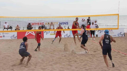 Mersin'de Bedensel Engelliler Plaj Oyunları