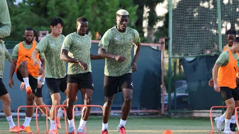 Antalya'da Alanyaspor Kocaelispor Maçı Hazırlıkları