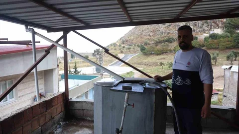Hatay'da Yağmur Suyu Depolama Sistemiyle Dikkat Çekti