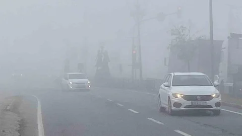 Iğdır'da yoğun sis etkili oldu