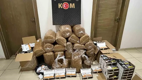Aydın'da Kaçak Tütün ve Alkol Operasyonu