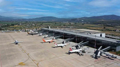 Muğla'da Milas-Bodrum Havalimanı'nda 9 ayda 3.76 milyon yolcu taşındı