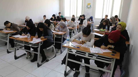 Şanlıurfa'da öğrencilere deneme sınavı imkanı sunuldu