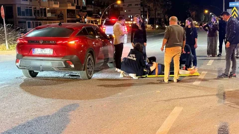 Antalya'da trafik kazası: 1 yaralı