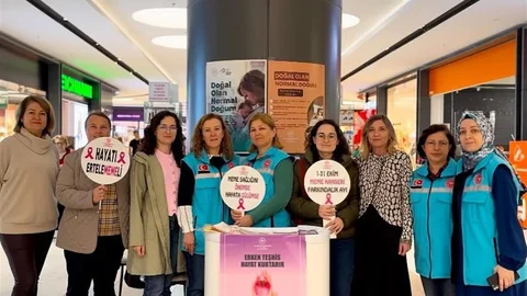 Kırklareli'nde Meme Kanseri Farkındalık Etkinliği