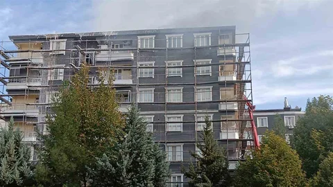 Batman'da çatı katında korkutan yangın
