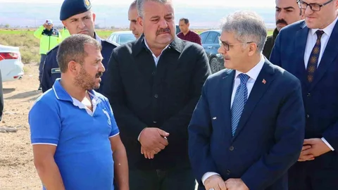 Bor'da yangında hayvanlarını kaybeden üreticiye destek