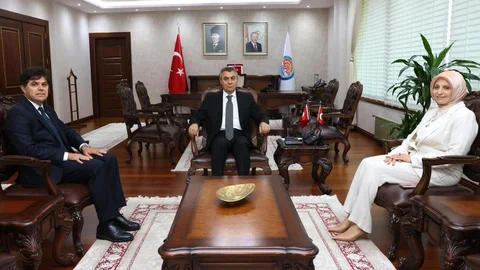 Vali Toros, Halef ve Selef Milli Eğitim Müdürleriyle Görüştü