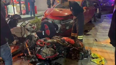 Çerkezköy'de 7 aracı etkileyen kaza