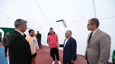Kayseri'de Yeni Tenis Kortları İncelemesi