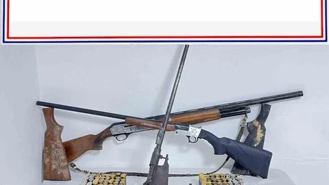 Denizli'de torna atölyesinde silah tamiri ve satışı yapan kişi yakalandı