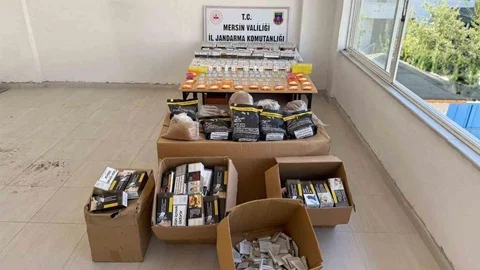 Mersin'de kaçak sigara operasyonu