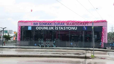 Bursa'da mamografi farkındalığı için etkinlik düzenlendi
