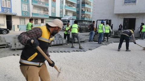 Şanlıurfa'da Yol Çalışmaları Devam Ediyor