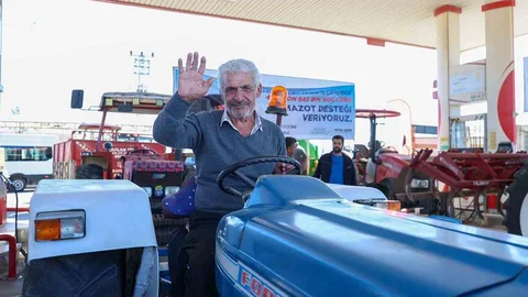 Gaziantep'te Çiftçilere Mazot Desteği