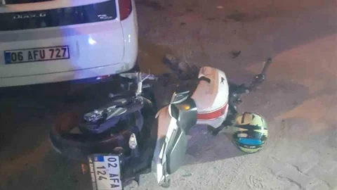 Adıyaman'da motosiklet kazası