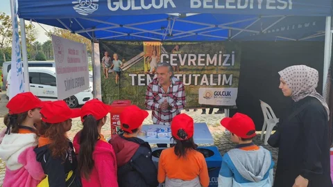Kocaeli Gölcük'te öğrencilere sağlıklı beslenme ve çevre bilinci aşılandı.