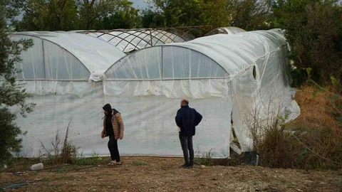 Antalya'da sağanak, seraları da vurdu