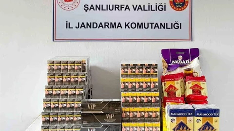 Şanlıurfa'da kaçak tütün mamullerine yönelik operasyon