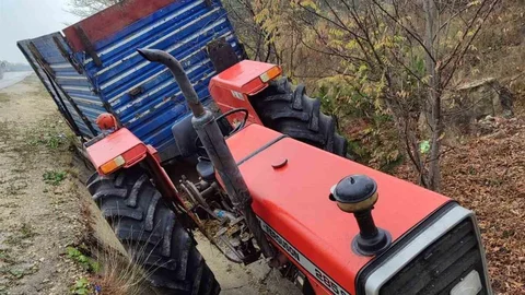 Kastamonu'da traktör devrildi, sürücüsü yaşamını yitirdi