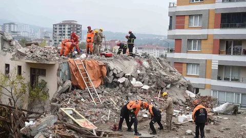 Kastamonu'da deprem tatbikatı yapıldı