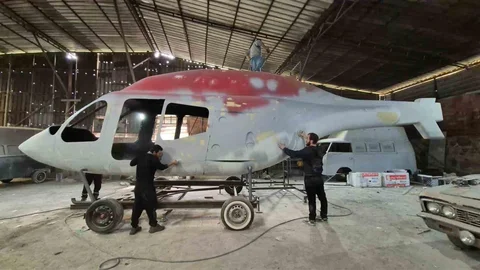 Tekirdağ'da fiberglas helikopter üretmeye hazırlanıyor