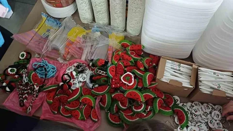 Zonguldak'ta Filistin'e yardım için hayır çarşısı düzenlendi