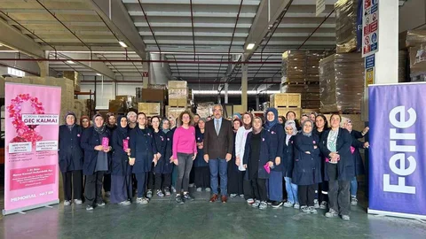 Kayseri'de kadınlara meme kanseri bilgilendirmesi yapıldı