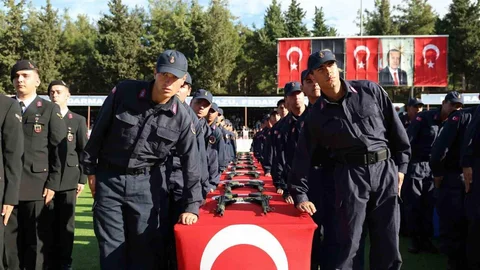 Çanakkale'de acemi erler için ant içme töreni gerçekleştirildi