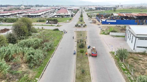 Nazilli'de Organize Sanayi'de temizlik çalışmaları yapıldı