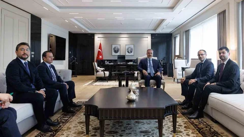 Ankara'da TÜRKPA Genel Sekreteri Ramil Hasan kabul edildi