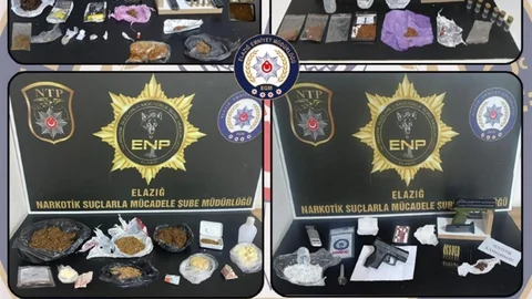 Elazığ'da uyuşturucu operasyonu