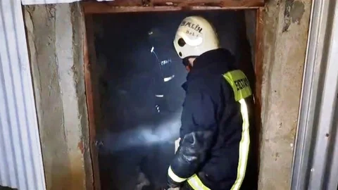 Kütahya Emet'te ahşap evde yangın meydana geldi