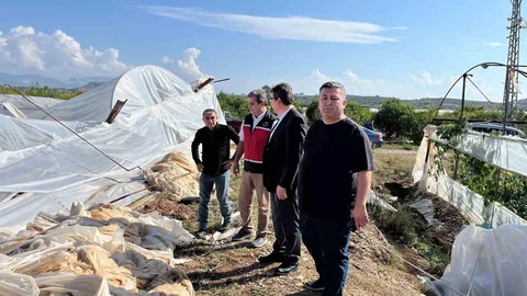 Serik'te hasar tespit çalışmaları başlatıldı