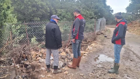 Çanakkale'de Gökçeada'da hasar tespit çalışmaları devam ediyor