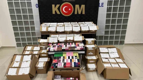 Manisa'da kaçak parfüm sevkiyatı engellendi