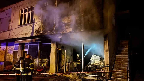 Kırklareli Lüleburgaz'da ekmek fırınında yangın