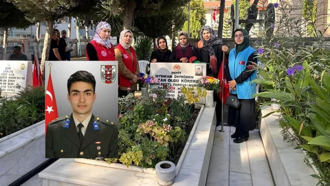 Şehit Üsteğmen Ozan Olgu Köreke, Şehadetinin 8.Yıl Dönümünde Kabri Başında Anıldı