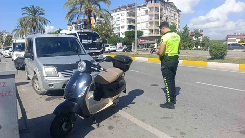 Antalya'da alkollü motosiklet kazası