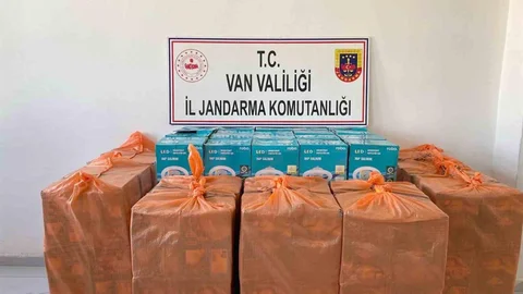 Van'da gümrük kaçağı malzeme ele geçirildi