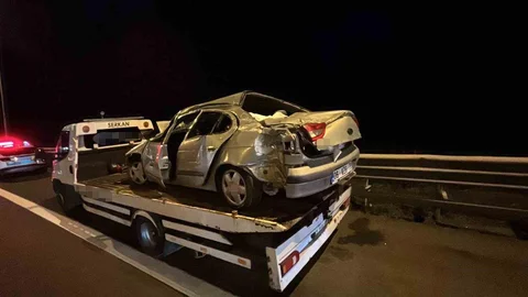 Bolu'da otomobil kazasında bir kişi yaşamını yitirdi