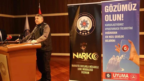 Erzurum'da gençlere uyuşturucu bağımlılığı konusunda uyarılar yapıldı