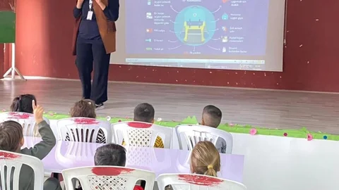 Kütahya'da öğrencilere afetler ve 112 Acil Çağrı Merkezi hakkında bilgi verildi