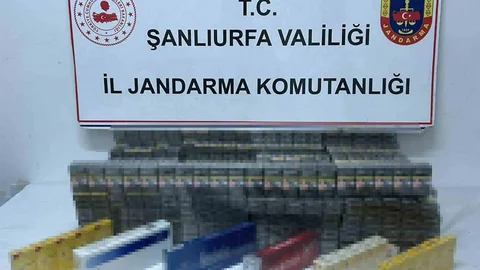 Şanlıurfa'da Kaçak Sigara Operasyonu
